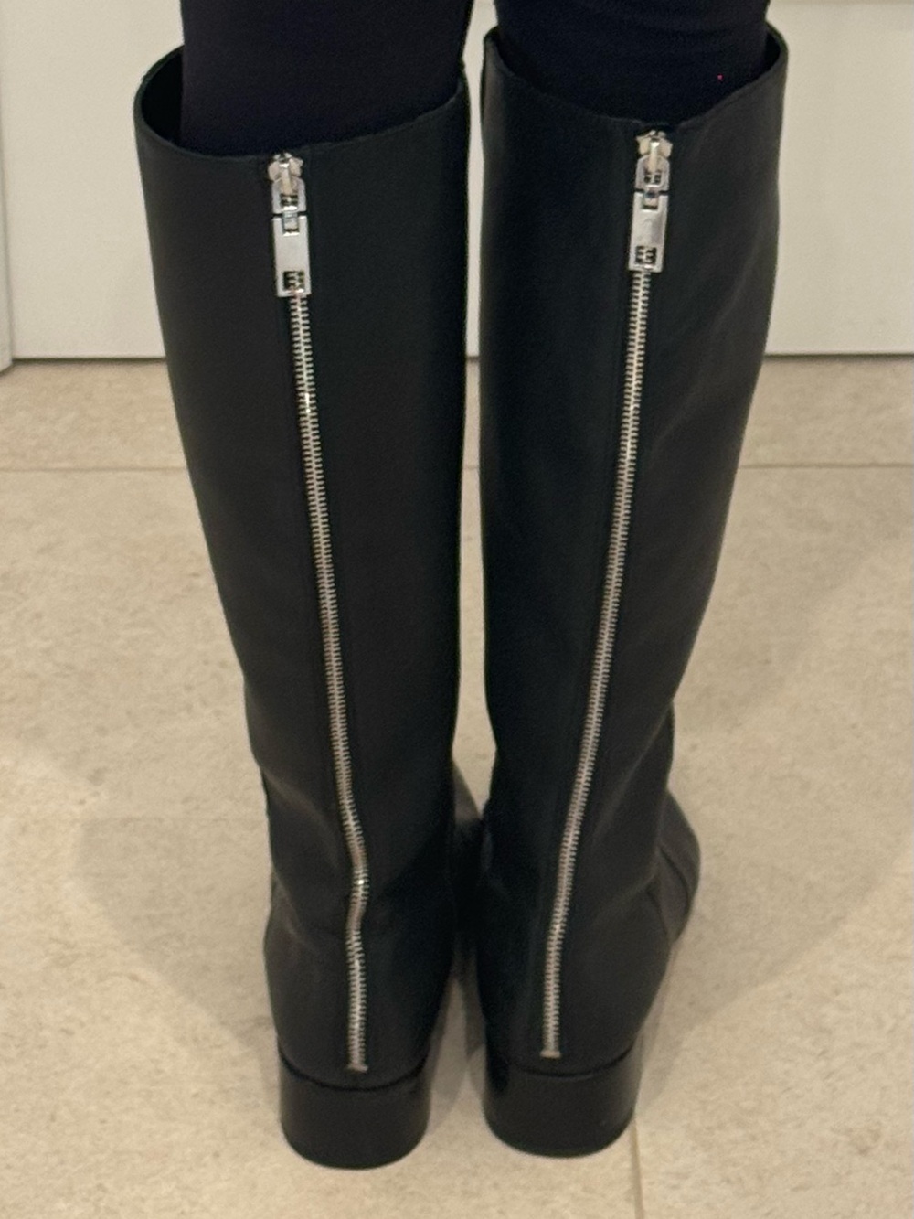 Dolce Vita Black Knee-High Pointed Toe Women's Boots, Sz 9.5 - Picture 2 of 9